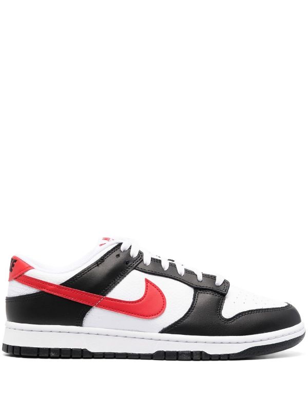 Nike Dunk Low Retro Red Swoosh Panda