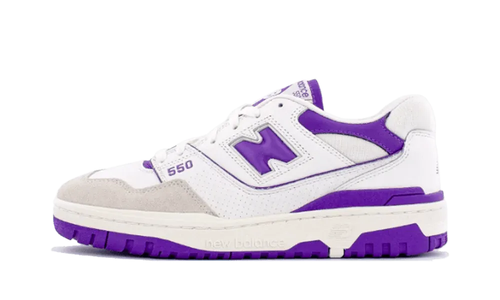 New Balance 550 White Purple