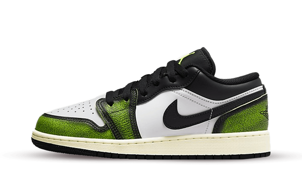 Air Jordan 1 Low Wear Away Electric Green