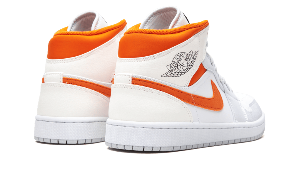 Air Jordan 1 Mid Starfish Pure Platinum