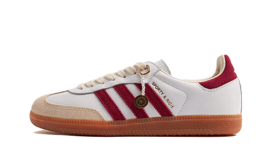 Adidas Samba Sporty & Rich White Collegiate Burgundy