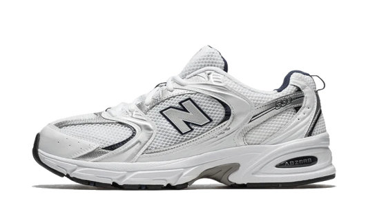 New Balance 530 White Silver Navy