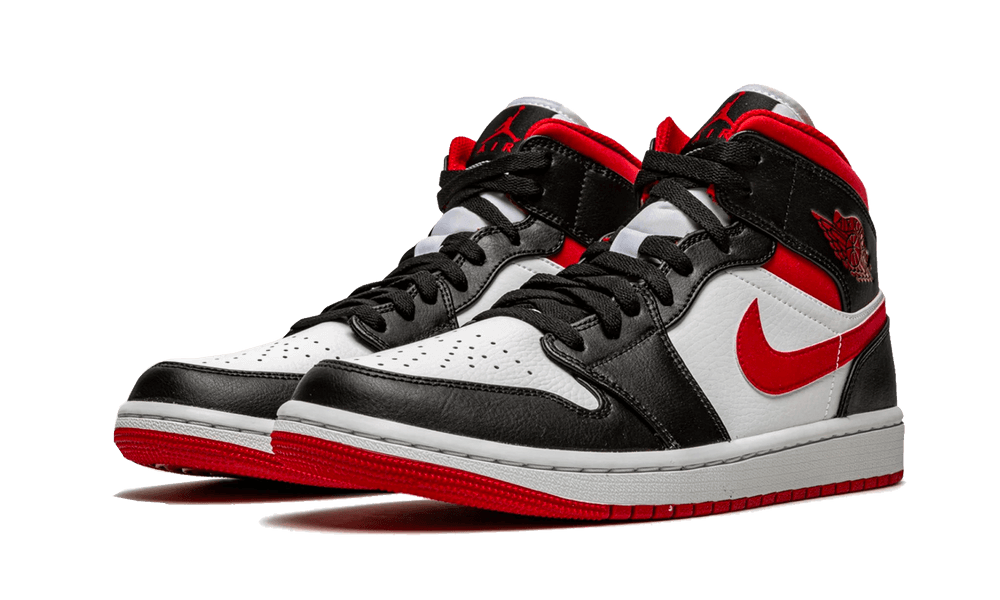 Air Jordan 1 Mid Gym Red Black White